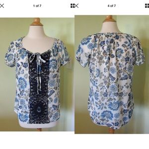 NEW Kut From the Kloth Floral Crochet Top small s